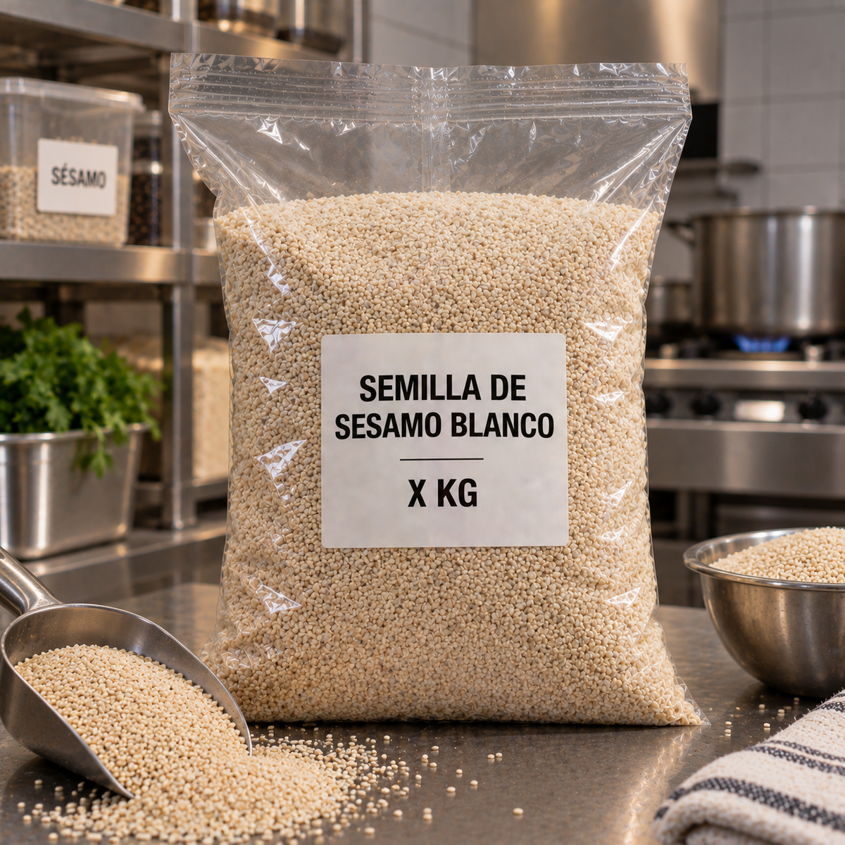SEMILLA DE SESAMO BLANCO 1 KG