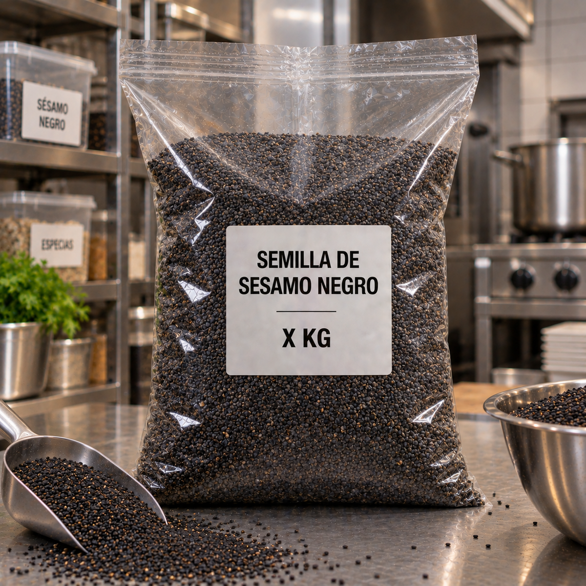 SEMILLA DE SESAMO NEGRO 1 KG