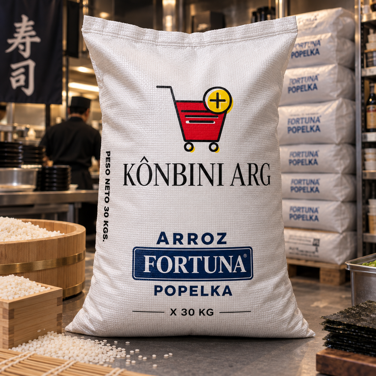 ARROZ BOLSA FORTUNA POPELKA 30 KG