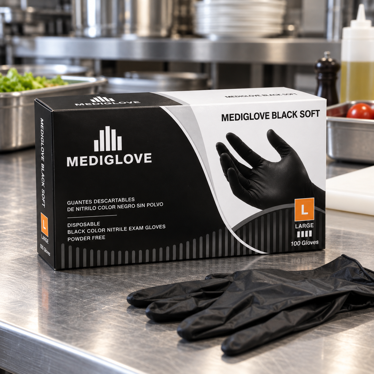 GUANTES NITRILO  100 UNIDADES
