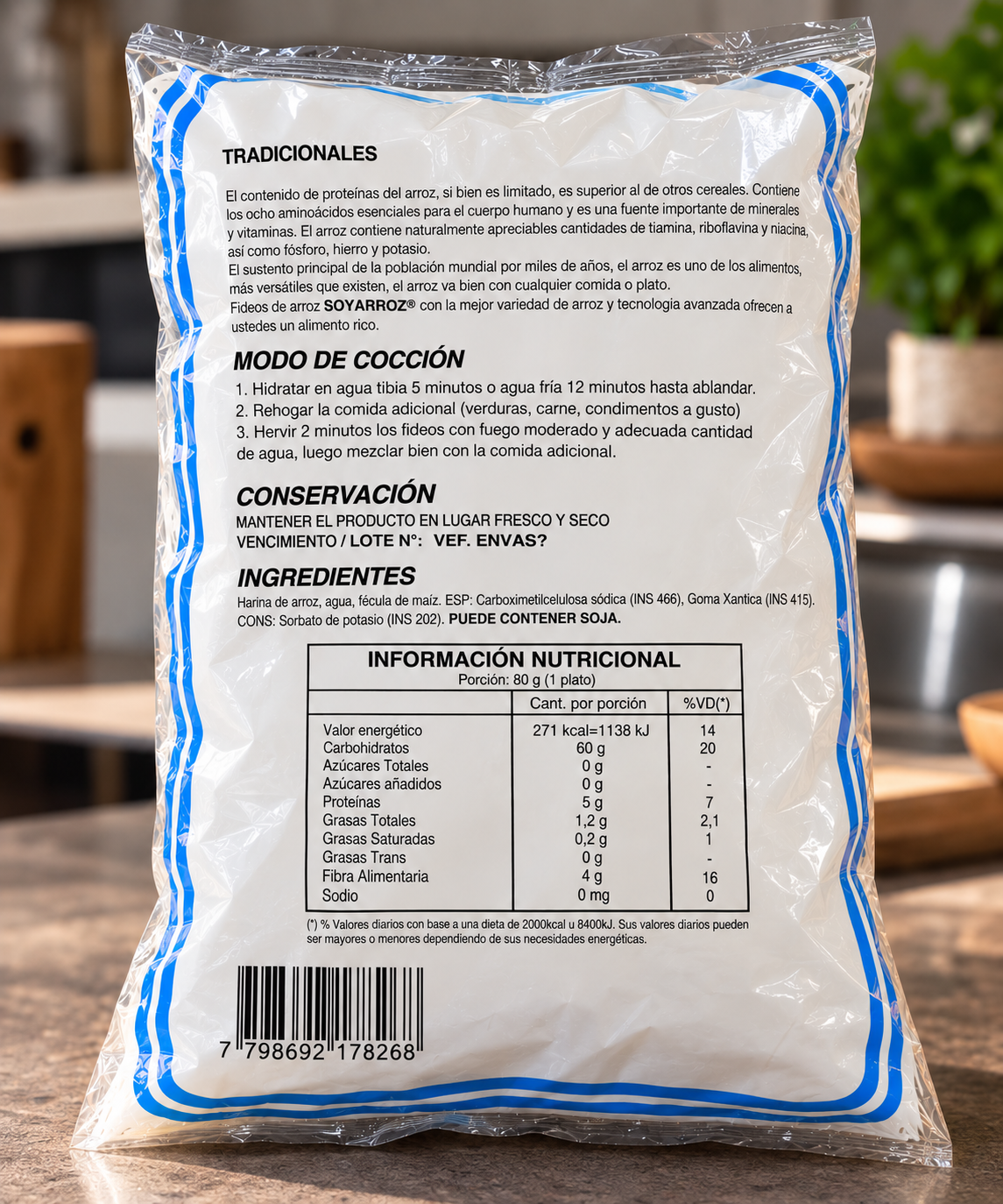 FIDEOS DE ARROZ  300 Gr